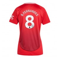 Manchester United Bruno Fernandes #8 Hemmatröja Kvinnor 2024-25 Korta ärmar